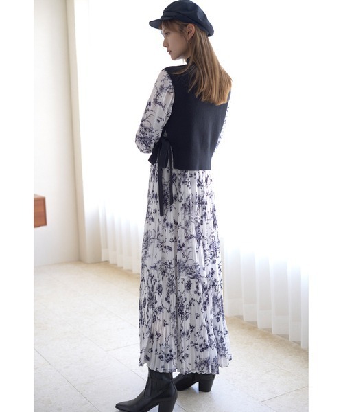 SNIDEL（スナイデル） 長袖ワンピース 1 パープル レディース