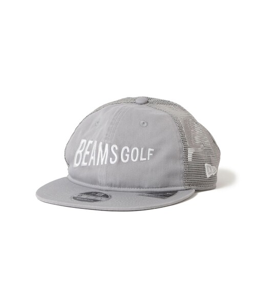 BEAMS GOLF×Golfickers グレーキャップ BEAMS GOLF（ビームス ゴルフ）レーザー パンチング キャップ