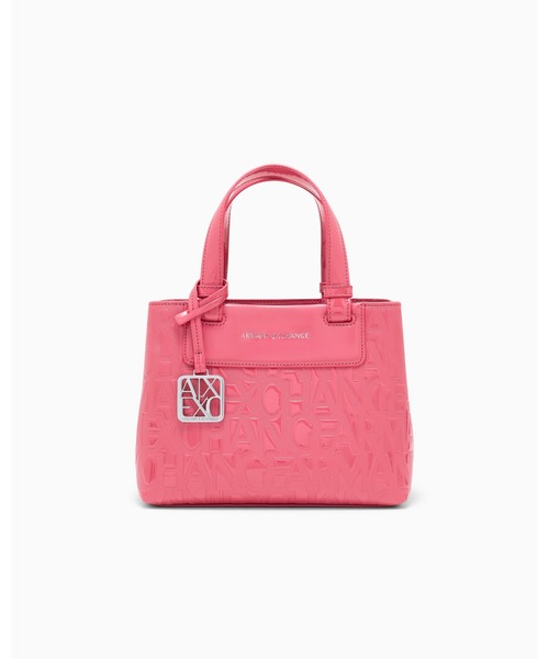ARMANI EXCHANGE 2way ハンドバッグ ピンク新品タグ付き ARMANI EXCHANGE ハンドバッグ 「A|X アルマーニ エクスチェンジ