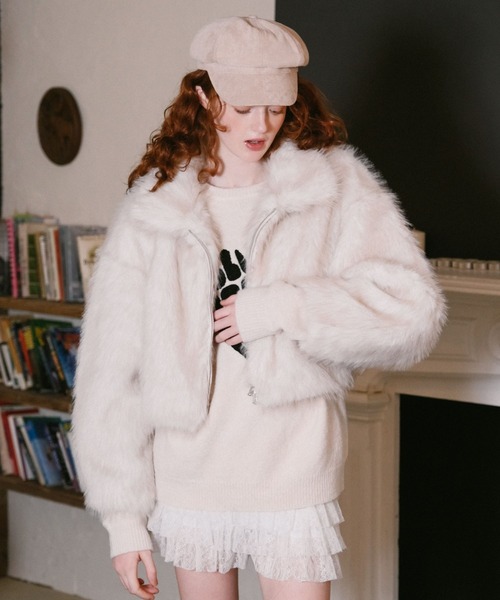 3.3 FIELD TRIP ブルゾン アウター 3.3 Field Trip／ファーブルゾン