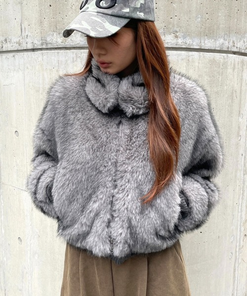 3.3 FIELD TRIP ブルゾン アウター 3.3 Field Trip／ファーブルゾン