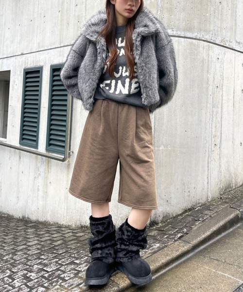 3.3 FIELD TRIP ブルゾン アウター 3.3 Field Trip／ファーブルゾン