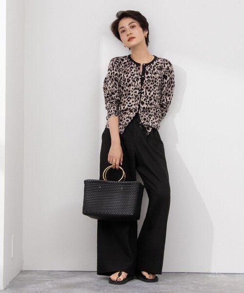 Rie Miller 「Rie Miller」 カーディガン 38 オレンジ系その他