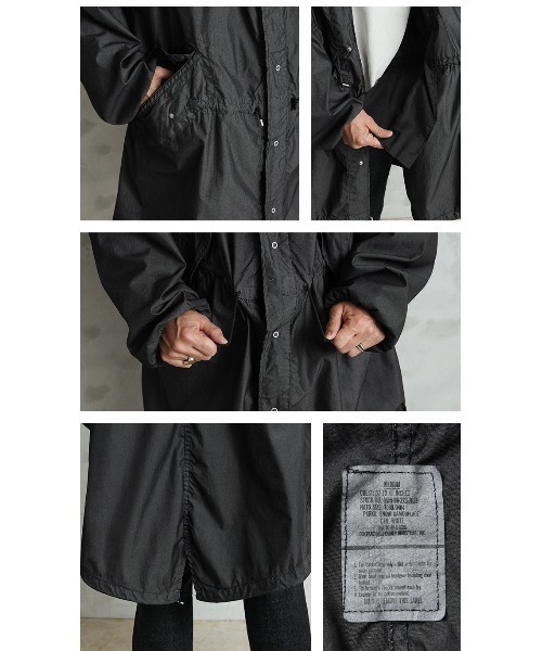 WAIPER.inc モッズコート X-LARGE ブラック メンズ : ZOZOTOWN Yahoo