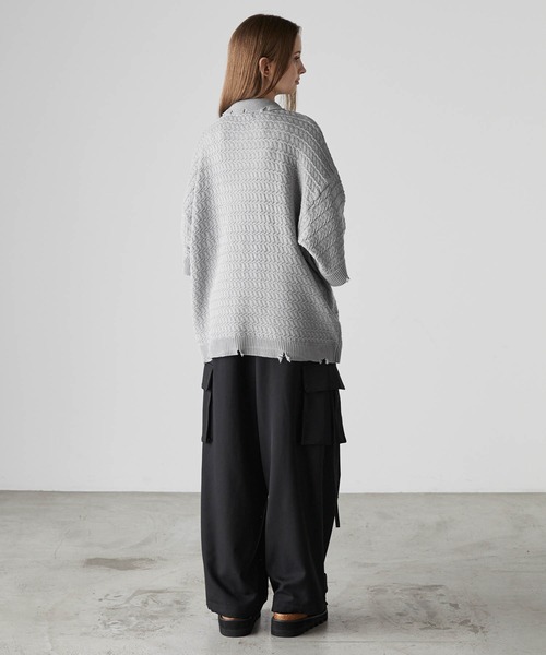 CLEL（クレイル） 半袖ニット S ネイビー メンズ : ZOZOTOWN Yahoo!店