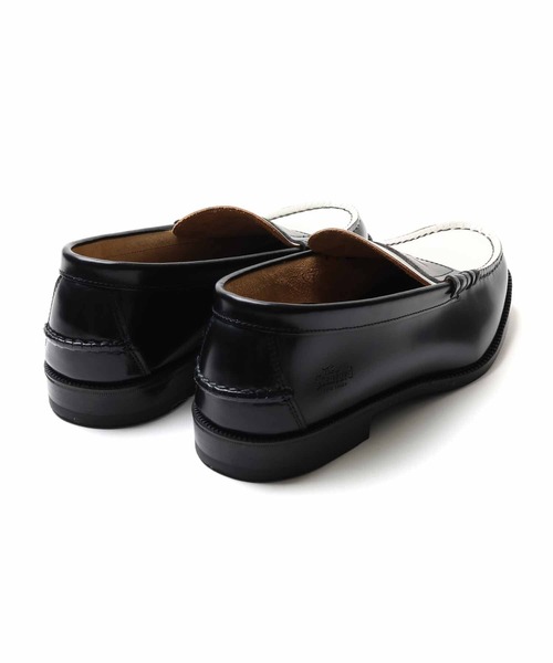 THE KENFORD FINESHOES ローファー 革靴 24.5 The Kenford Fineshoes ローファー 24.5 ブラック×ホワイト メンズ