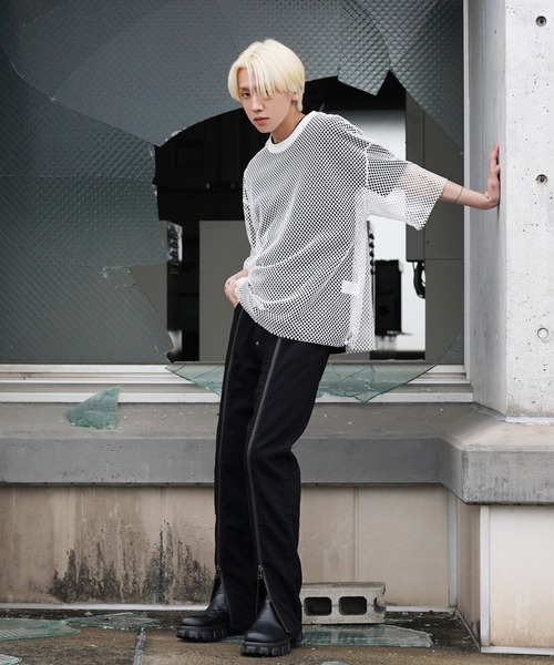 「G.O.C」 半袖Tシャツ MEDIUM ホワイト メンズ_画像3