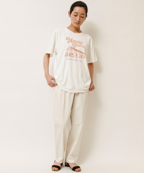 「Johnbull」 半袖カットソー FREE ナチュラル レディース_画像5