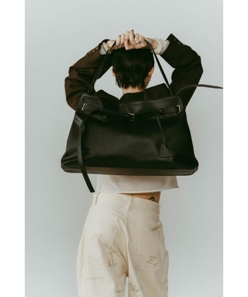 Knuth Marf（クヌースマーフ） ボストンバッグ belted leather big bag
