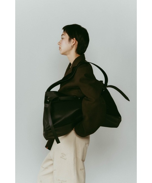 Knuth Marf（クヌースマーフ） ボストンバッグ belted leather big bag