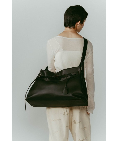 Knuth Marf（クヌースマーフ） ボストンバッグ belted leather big bag