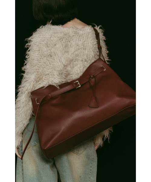 Knuth Marf（クヌースマーフ） ボストンバッグ belted leather big bag