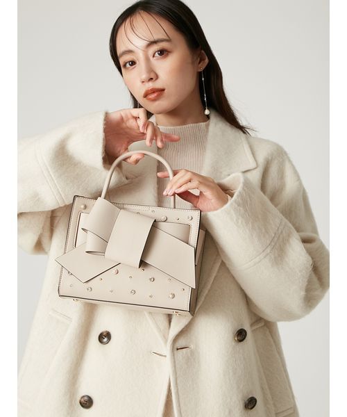 FRAY I.D（フレイ・アイディー） ハンドバッグ 「ルエル」ビジュー