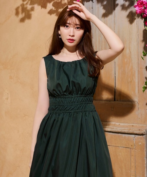 Her lip to ノースリーブワンピース S グリーン レディース : ZOZOTOWN