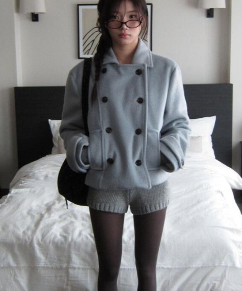 Christian Dror　ヴィンテージ　中綿入りダブルブレストショートコート UR Lab.（アーバンリサーチラボ）の「ダブルブレストショートコート