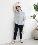 「studio CLIP」 半袖ブラウス ME...の詳細画像5