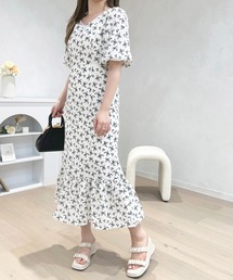 「apres jour」 半袖ワンピース X-LARGE ブルー系その他 レディースの画像6