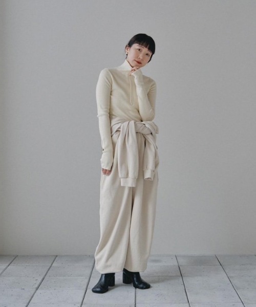 「TODAYFUL」 長袖ニット FREE チャコールグレー レディース_画像8