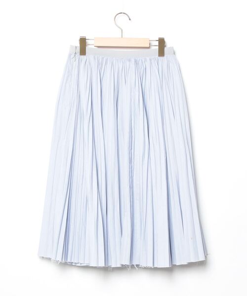 sacai luck（サカイラック） プリーツスカート 1 ブルー レディース