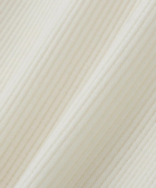 tシャツ 「PEARLY GATES」セルヒートリブフェイス長袖モックネックカットー レディース_8