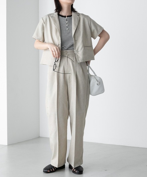 「BONLECILL」 セットアップ FREE チャコールグレー レディース_画像4