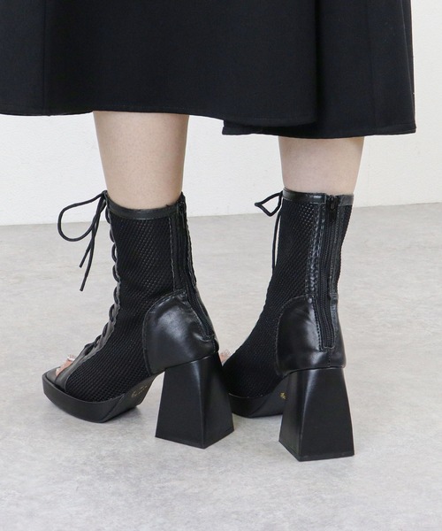 「LOVEHUNTER」 ブーツ LL アイボリー レディース_画像4