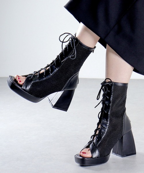 「LOVEHUNTER」 ブーツ LL アイボリー レディース_画像6