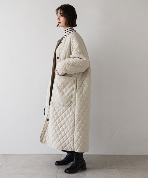 「rectangle」 コート FREE ブラック レディース_画像2