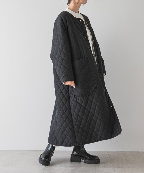 「rectangle」 コート FREE ブラック レディース_画像5