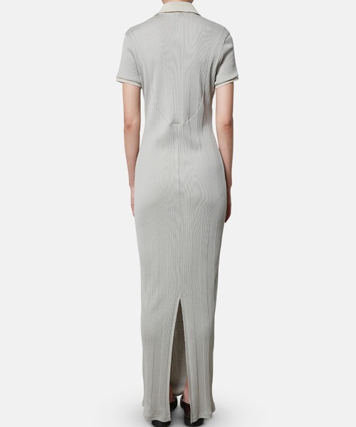 「iRENE」 半袖ワンピース 36 ネイビー レディース_画像6