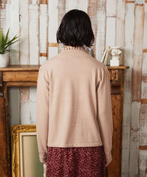 Jocomomola（ホコモモラ） ニット セーター Tesoro フラワーモチーフ