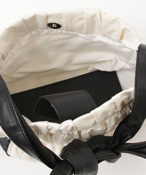 「LANVIN en Bleu」 ハンドバッグ - ブラック レディース_画像4