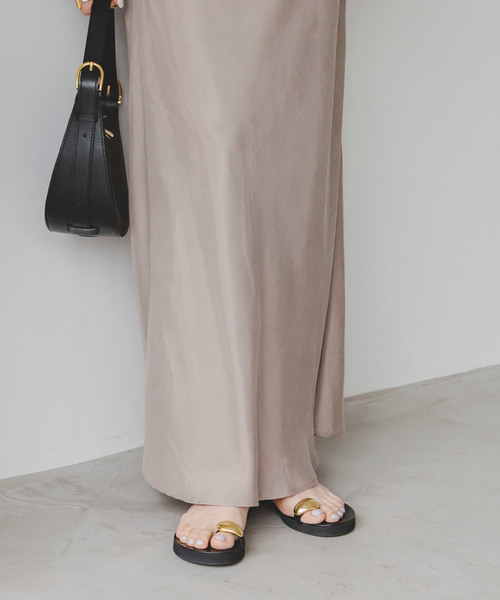 「NOBLE」 スカート 36 グレー レディース_画像9