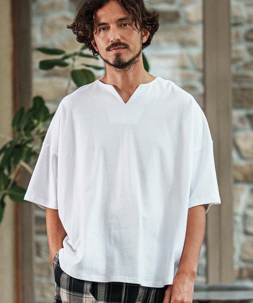 「CAMBIO」 半袖Tシャツ M ブラック メンズ_画像4