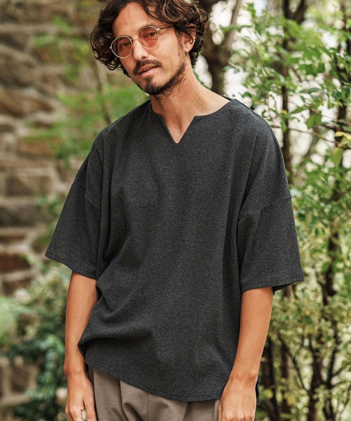 「CAMBIO」 半袖Tシャツ M ブラック メンズ_画像9