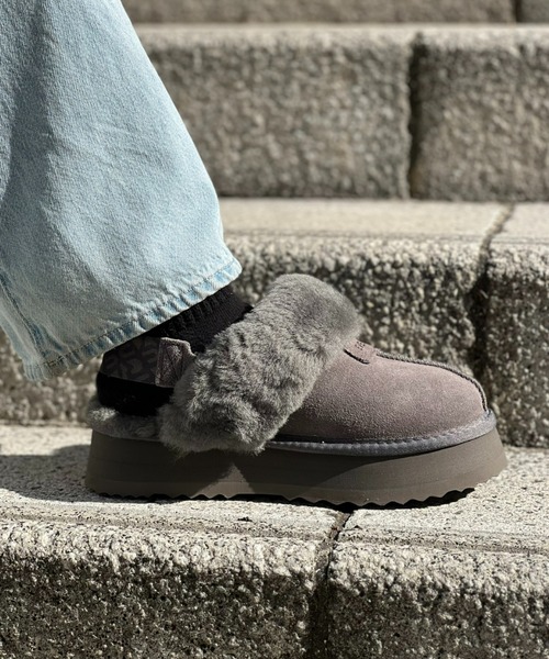EVERAU ブーツ Forever Platform Slipper レディース : ZOZOTOWN Yahoo 