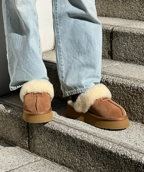 EVERAU ブーツ Forever Platform Slipper レディース : ZOZOTOWN EVERAU ブーツ Forever Platform Slipper レディース : ZOZOTOWN