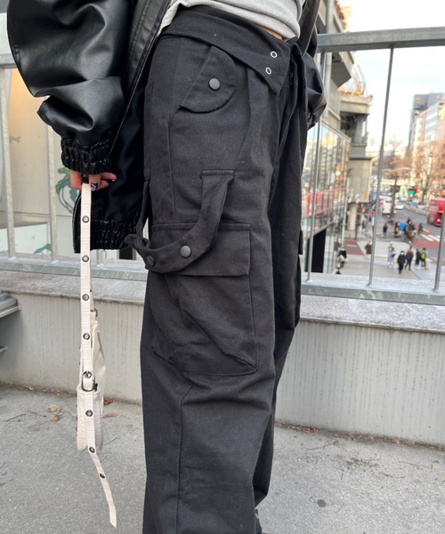 nemne（ネンネ） 「nemne store」 カーゴパンツ MEDIUM ブラック