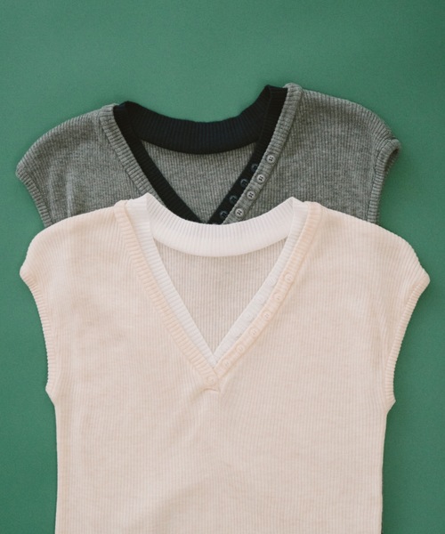 DRWCYS（ドロシーズ） ノースリーブニット FREE アイボリー レディース