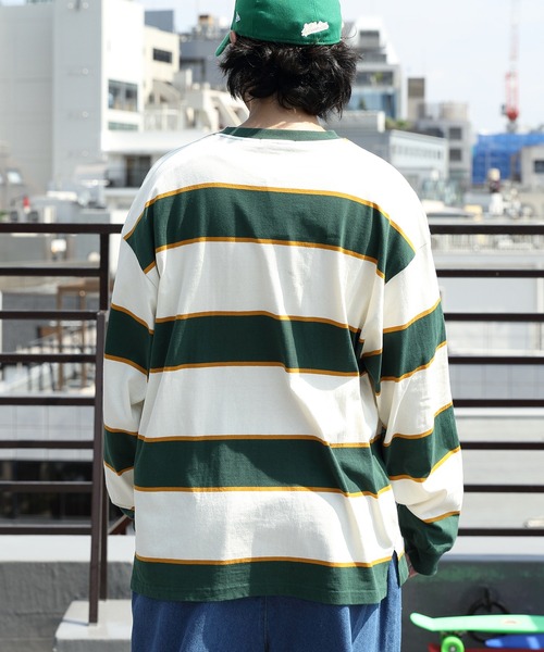 「８(eight)」 「suggestion」長袖Tシャツ MEDIUM ネイビー メンズ_画像3