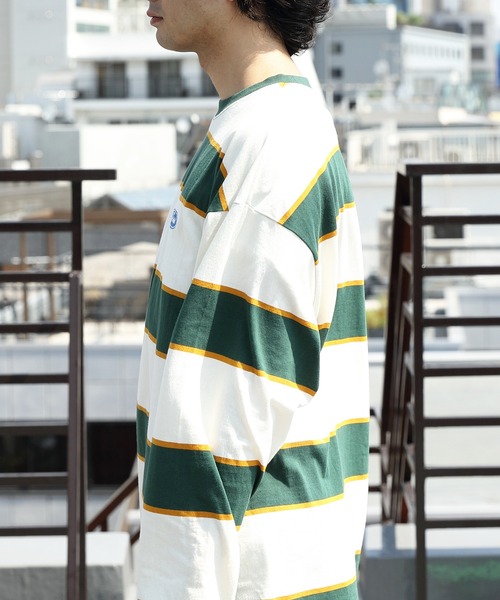 「８(eight)」 「suggestion」長袖Tシャツ MEDIUM ネイビー メンズ_画像6