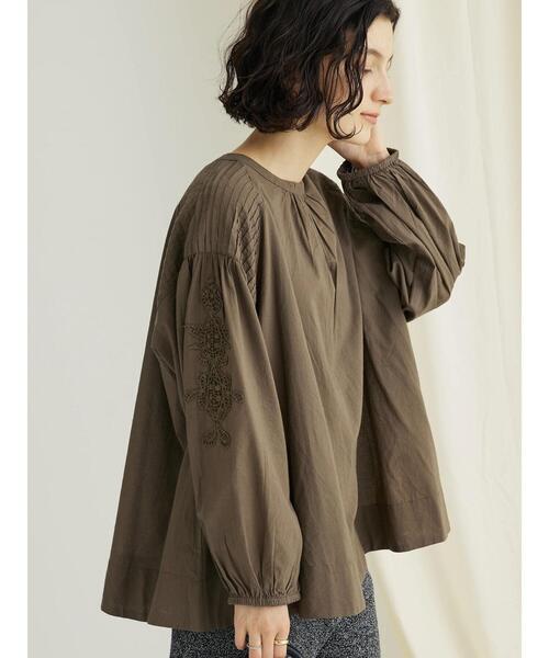 「CRAFT STANDARD BOUTIQUE」 長袖ブラウス FREE ブラック レディース_画像3