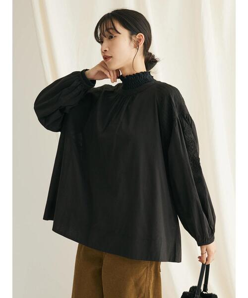 「CRAFT STANDARD BOUTIQUE」 長袖ブラウス FREE ブラック レディース_画像4