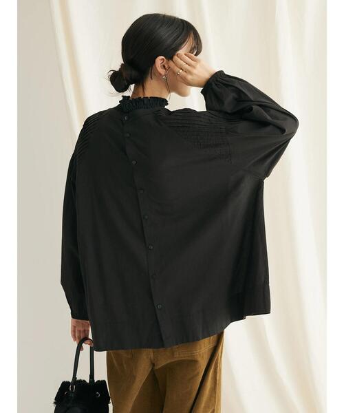 「CRAFT STANDARD BOUTIQUE」 長袖ブラウス FREE ブラック レディース_画像6