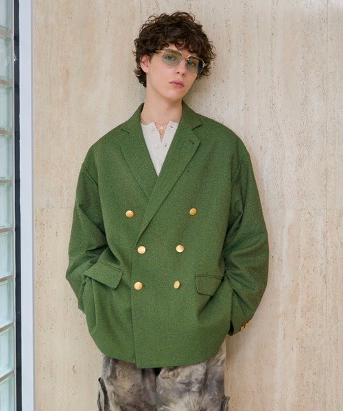 ジャケット・アウター soerte Loose Double Breasted 6B Blazer soerte ジャケット テーラードジャケット Loose Double Breasted 6B