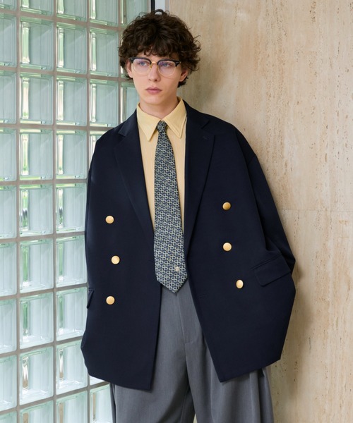 ジャケット・アウター soerte Loose Double Breasted 6B Blazer soerte ジャケット テーラードジャケット Loose Double Breasted 6B