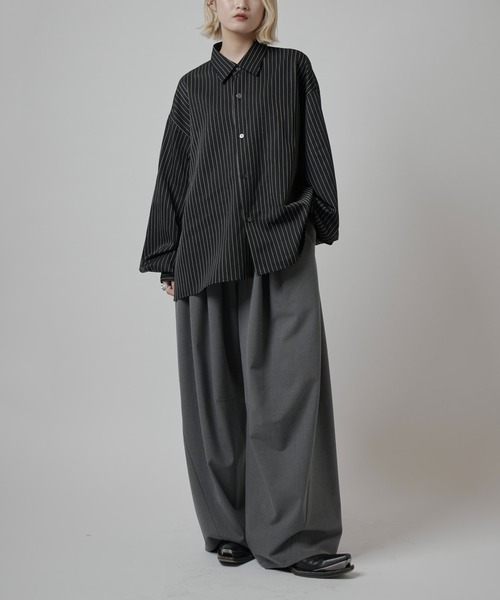 Lui's（ルイス） シャツ 「Neucon/ニューコン」BALLOON SLEEVE STRIPE