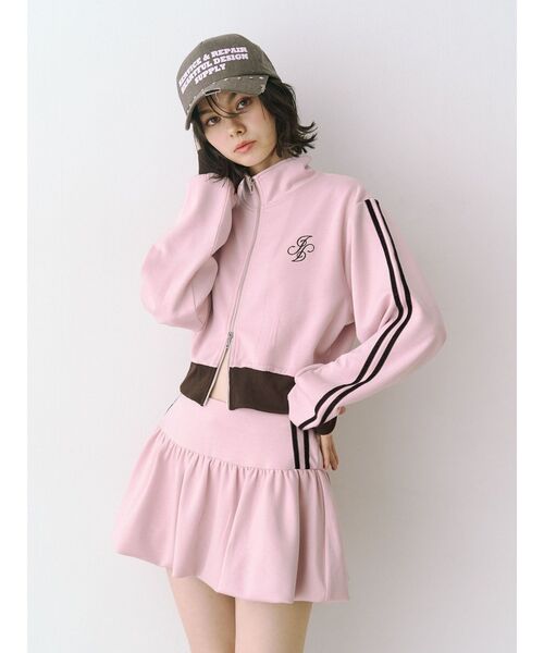 jouetie（ジュエティ） ジャージ バイカラートラックジャケット