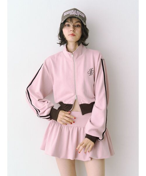 jouetie（ジュエティ） ジャージ バイカラートラックジャケット