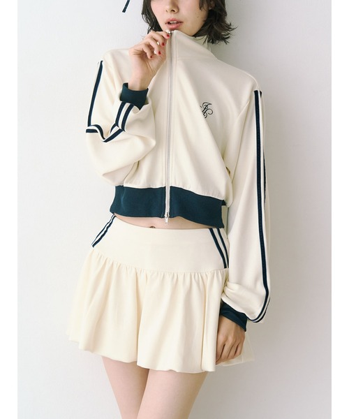 jouetie（ジュエティ） ジャージ バイカラートラックジャケット